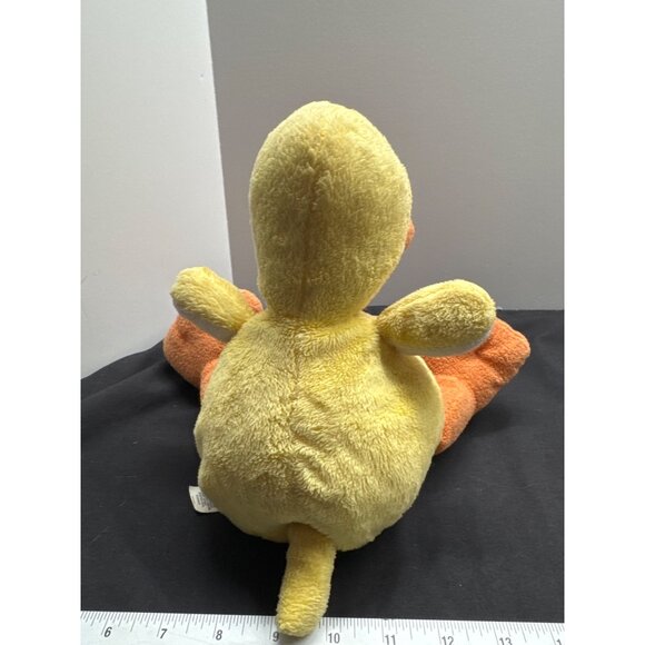 Nuby Luv N Care Plush Yellow Orange Tickle Toes Duck Stuffed Toy NON-Working - Picture 3 of 8